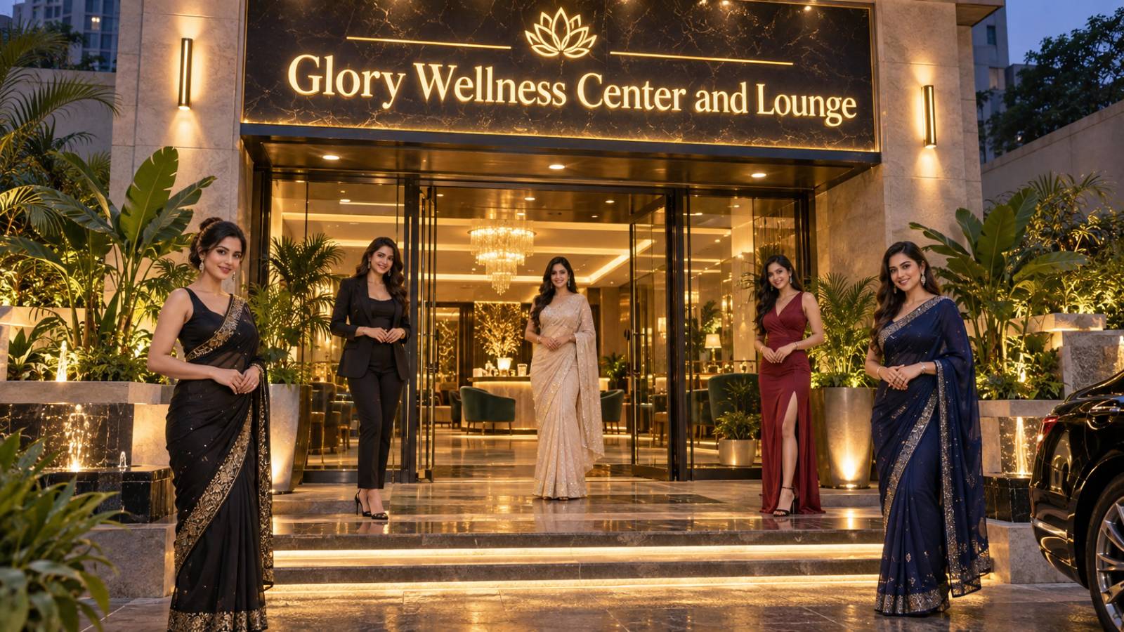 Warm welcoming lounge